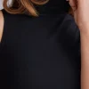 Smanicato a Collo Alto in Micromodal