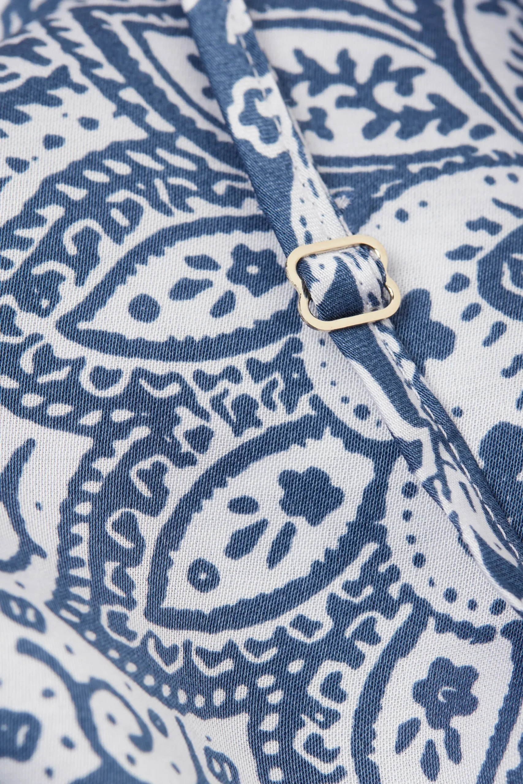 Sottoveste Lunga in Raso di Viscosa Flower Paisley