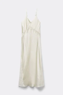 Sottoveste Lunga Seta e Pizzo Her Beauty