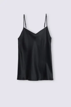 Top in Raso di Seta con Scollo a V