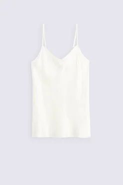Top in Raso di Seta con Scollo a V