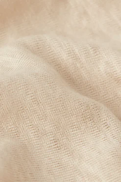 Top Scollo a V in Lino