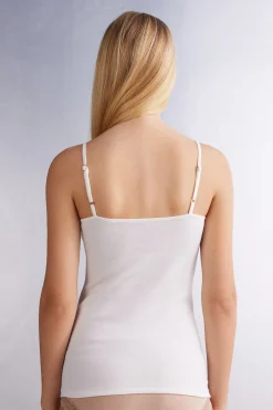 Top Spallina Sottile Wool & Cotton