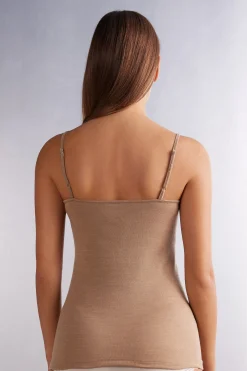 Top Spallina Sottile Wool & Cotton