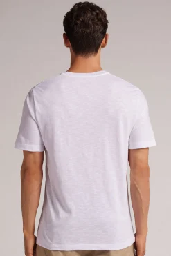 T-shirt in Cotone Fiammato