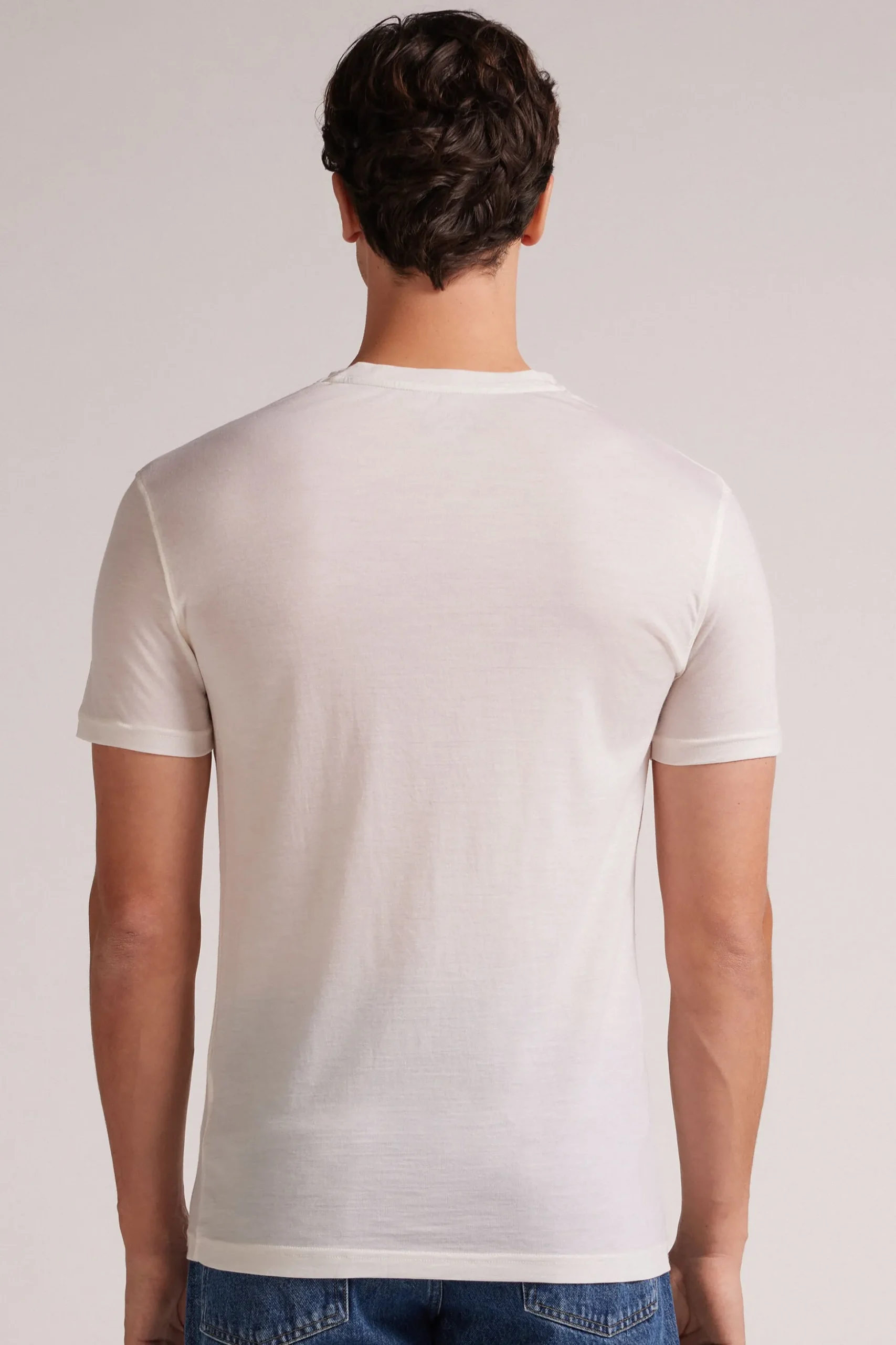 T-shirt in Lana Merino Elasticizzata
