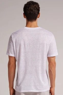 T-shirt in Lino