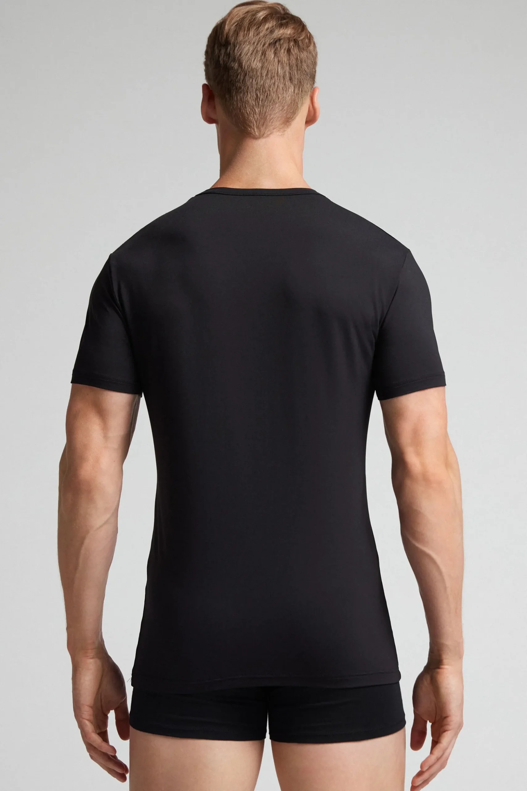 T-shirt in Microfibra