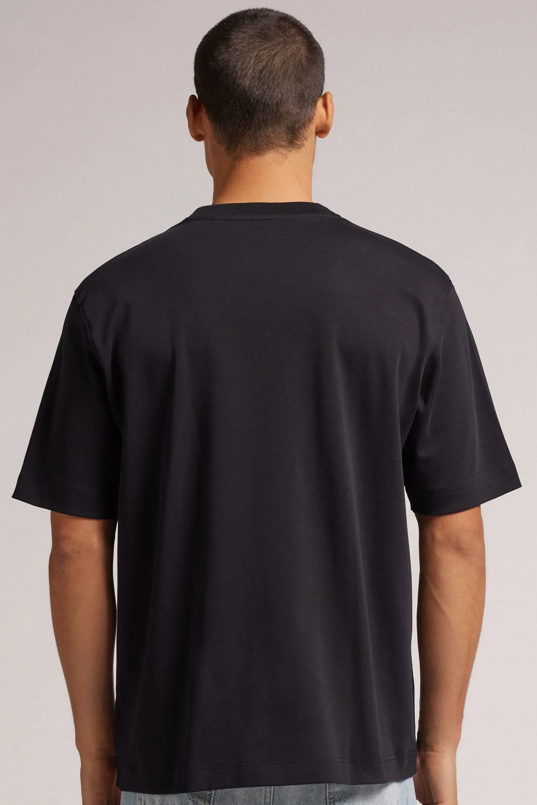 T-shirt Over in Cotone Interlock