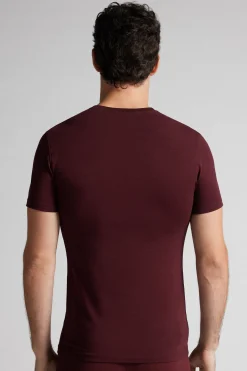 T-Shirt Uomo in Cotone Superior Elasticizzato