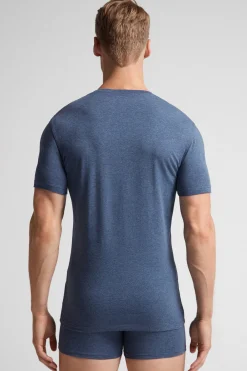 T-Shirt Uomo in Cotone Superior Elasticizzato