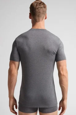 T-Shirt Uomo in Cotone Superior Elasticizzato