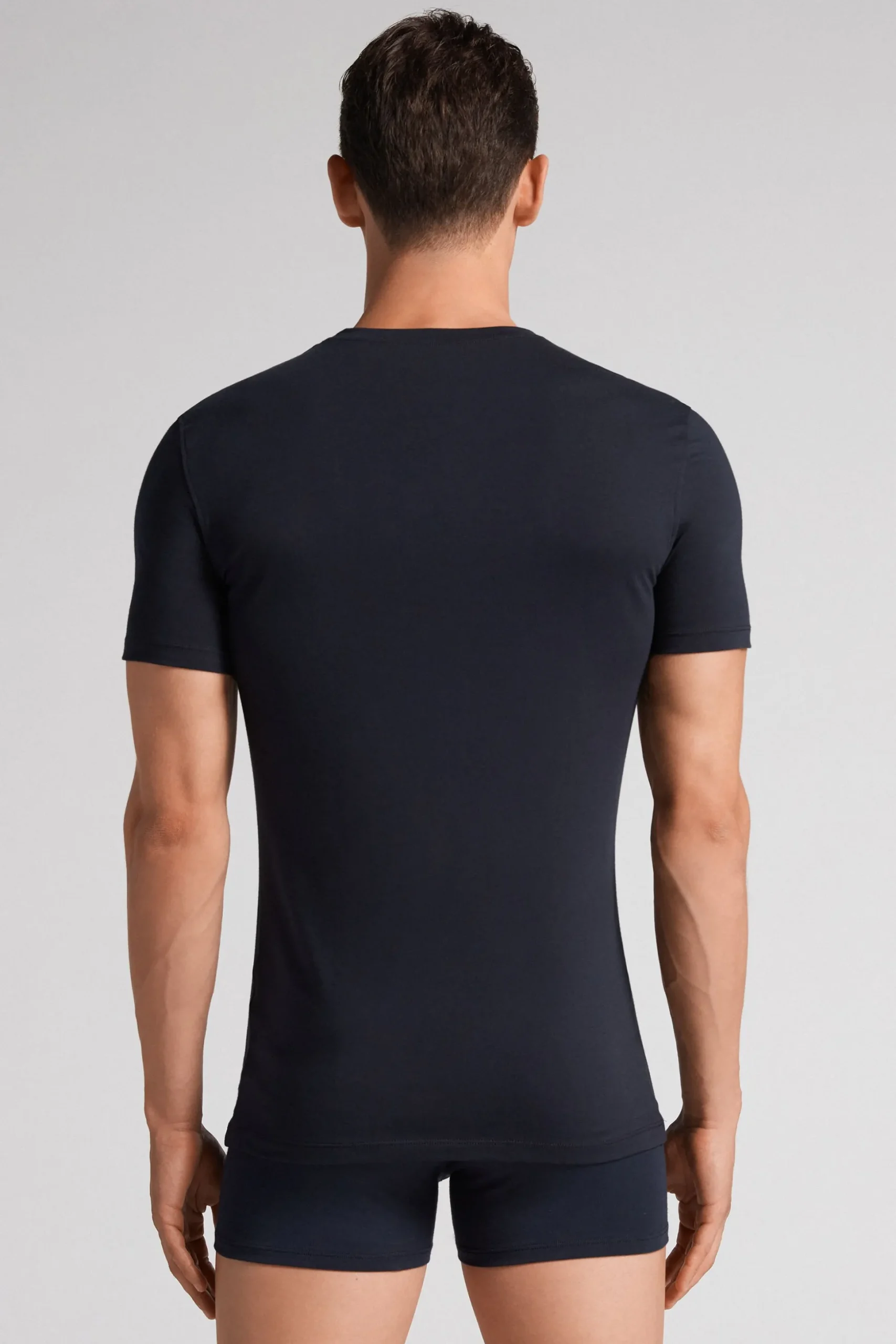 T-Shirt Uomo in Cotone Superior Elasticizzato